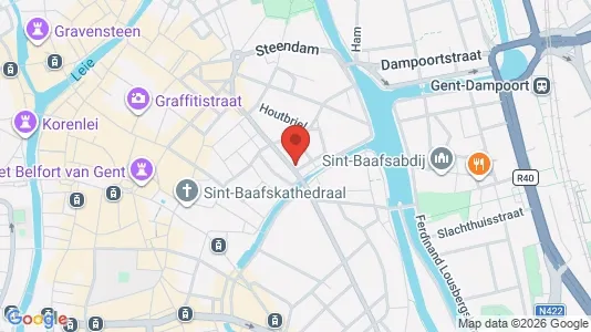 Apartments for rent i Stad Gent - kort over placeringen