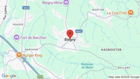 Houses for rent in Blégny - Photo from Google Street View