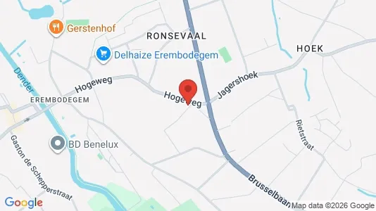 Apartments for rent i Aalst - kort over placeringen