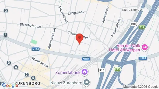 Apartments for rent i Stad Antwerp - kort over placeringen