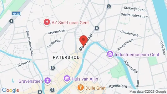 Apartments for rent i Stad Gent - kort over placeringen