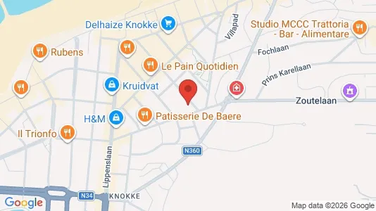 Apartments for rent in Knokke-Heist - Photo from Google Street View