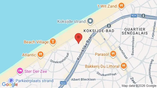 Apartments for rent in Koksijde - Photo from Google Street View
