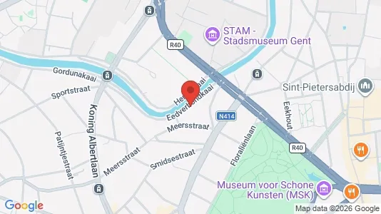 Apartments for rent i Stad Gent - kort over placeringen
