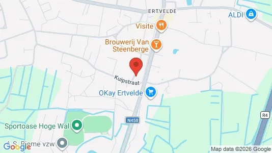 Apartments for rent i Evergem - kort over placeringen