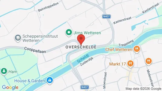 Apartments for rent i Wetteren - kort over placeringen