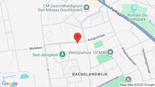 Apartments for rent i Sint-Niklaas - kort over placeringen