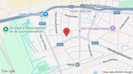 Apartments for rent in Knokke-Heist - Photo from Google Street View