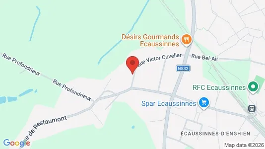 Apartments for rent in Ecaussinnes - Photo from Google Street View