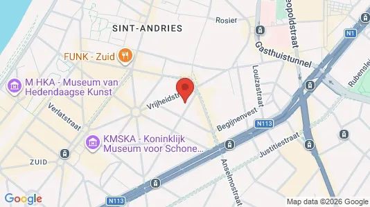 Apartments for rent i Stad Antwerp - kort over placeringen