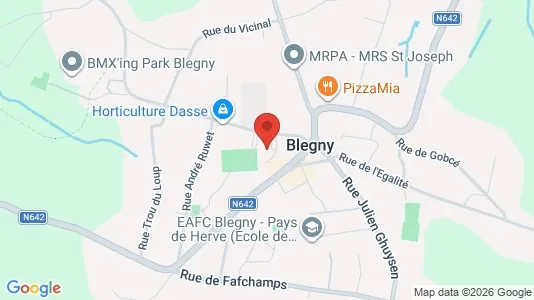 Apartments for rent in Blégny - Photo from Google Street View