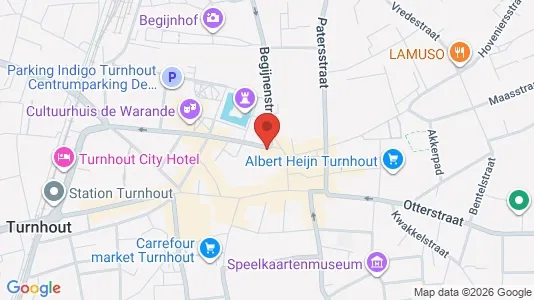 Apartments for rent i Turnhout - kort over placeringen
