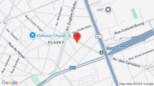 Apartments for rent i Brussels Schaarbeek - kort over placeringen