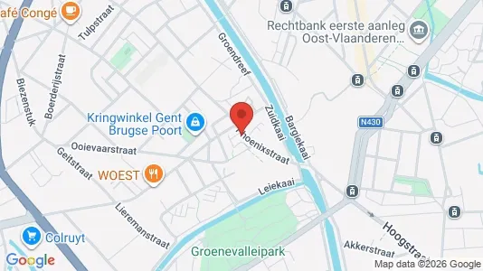 Apartments for rent i Stad Gent - kort over placeringen
