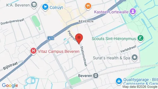 Apartments for rent i Beveren - kort over placeringen