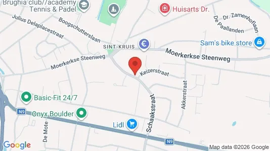 Apartments for rent in Brugge - Photo from Google Street View