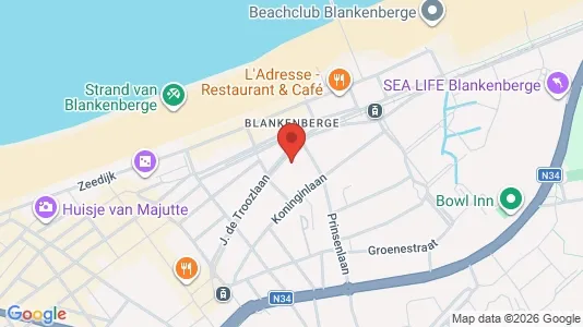 Apartments for rent in Blankenberge - Photo from Google Street View