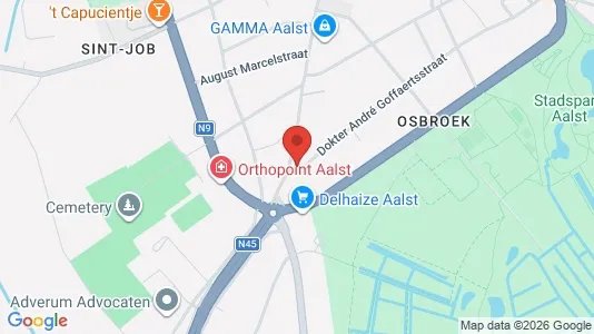 Apartments for rent i Aalst - kort over placeringen