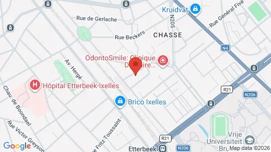 Apartments for rent i Brussels Etterbeek - kort over placeringen