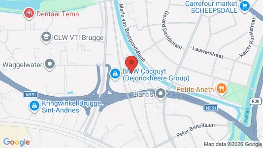 Apartments for rent in Brugge - Photo from Google Street View