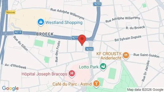 Apartments for rent in Brussels Anderlecht - Photo from Google Street View