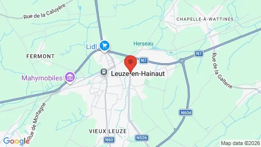 Houses for rent in Leuze-en-Hainaut - Photo from Google Street View