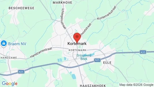 Houses for rent in Kortemark - Photo from Google Street View