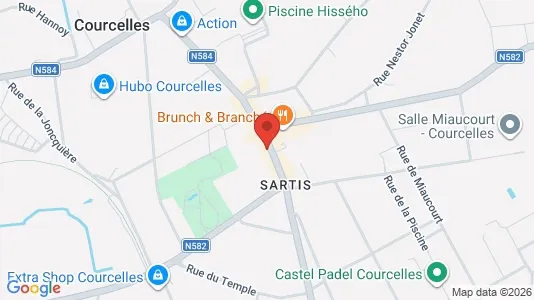 Apartments for rent in Courcelles - Photo from Google Street View