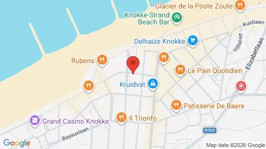Apartments for rent in Knokke-Heist - Photo from Google Street View