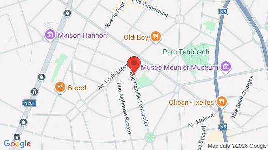 Apartments for rent in Brussels Elsene - Photo from Google Street View