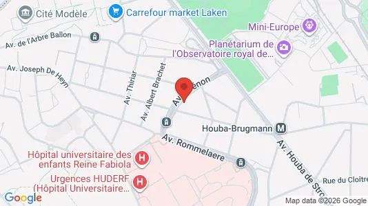 Apartments for rent i Stad Brussel - kort over placeringen