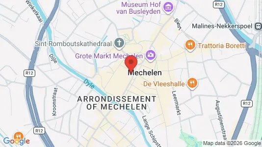Apartments for rent i Mechelen - kort over placeringen