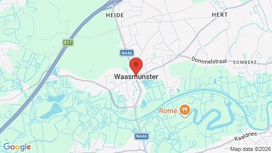 Houses for rent in Waasmunster - Photo from Google Street View