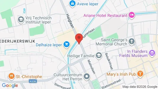 Apartments for rent in Ieper - Photo from Google Street View