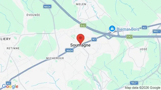 Apartments for rent in Soumagne - Photo from Google Street View