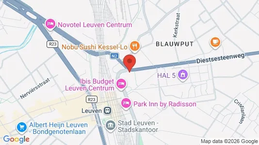 Apartments for rent i Leuven - kort over placeringen