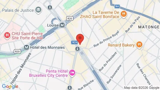 Apartments for rent in Brussels Elsene - Photo from Google Street View