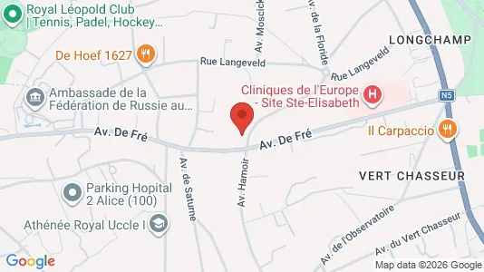 Apartments for rent i Brussels Ukkel - kort over placeringen