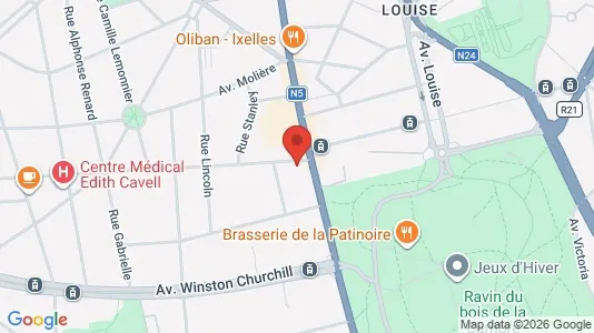 Apartments for rent in Brussels Ukkel - Photo from Google Street View