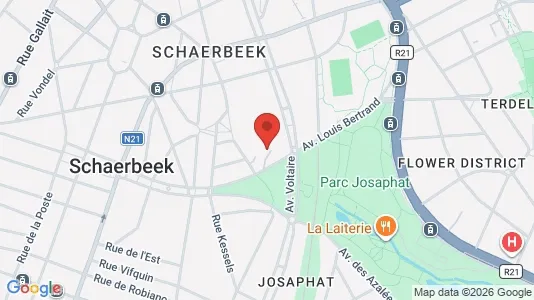 Apartments for rent i Brussels Schaarbeek - kort over placeringen