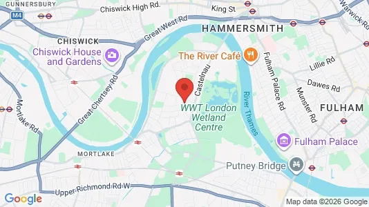 Apartments for rent i London SW13 - kort over placeringen