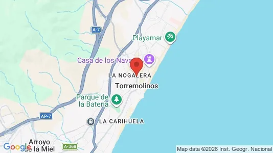Apartments for rent i Torremolinos - kort over placeringen