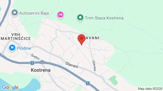 Apartments for rent in Kostrena - Photo from Google Street View