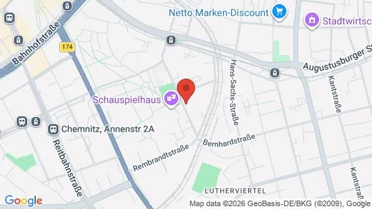Apartments for rent in Chemnitz - Photo from Google Street View