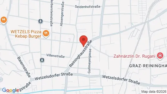 Apartments for rent i Graz - kort over placeringen