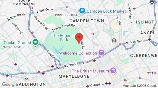 Apartments for rent i London NW1 - kort over placeringen