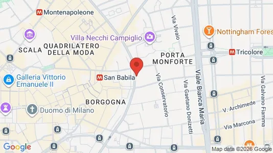 Apartments for rent i Milano Zona 1 - Centro storico - kort over placeringen