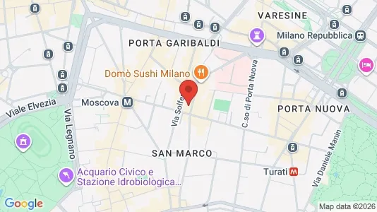 Apartments for rent i Milano Zona 1 - Centro storico - kort over placeringen