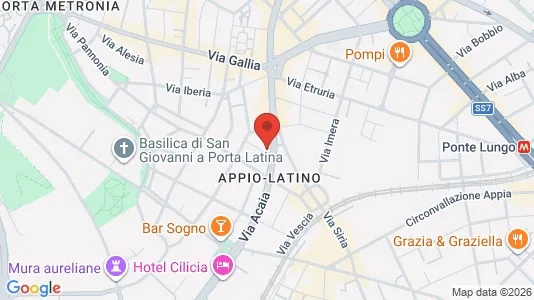 Apartments for rent i Roma Municipio VII – Appio-Latino/Tuscolano/Cinecittà - kort over placeringen