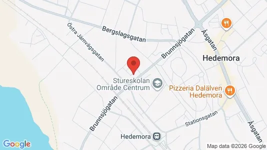 Apartments for rent i Hedemora - kort over placeringen